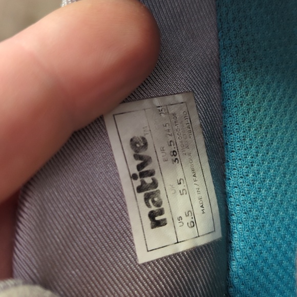 Native mens Apollo mocassin sneakers. - Picture 5 of 5